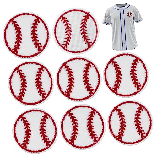 Tofficu 1 Satz Baseball-patch Hutaufnäher Für Den Haushalt Fellflecken Für Den Täglichen Gebrauch Schuhreparatur Stickrahmen Dekorative Fellflecken Zarte Fellflecken Handtuchstickerei 10st von Tofficu