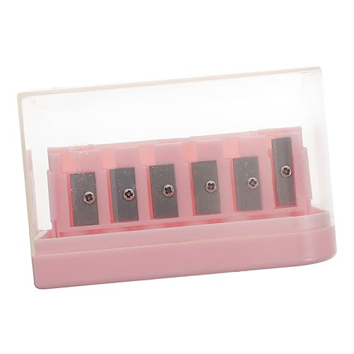 Tofficu 1 Satz Bleistiftspitzer Anspitzer Leistung pencil sharpener bleistift spitzmaschine Schulspitzer schreibwaren kreative studentische Kinderspitzer Plastik Rosa von Tofficu