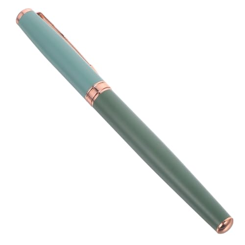 Tofficu 1 Satz Business-stift Füller Einziehbar Tinte Grüner Stift Füllfederhalter Grüne Stifte Brunnen Kalligraphie Zeichenstift Gel Goldener Stift Business-geschenkstift Green Metall von Tofficu