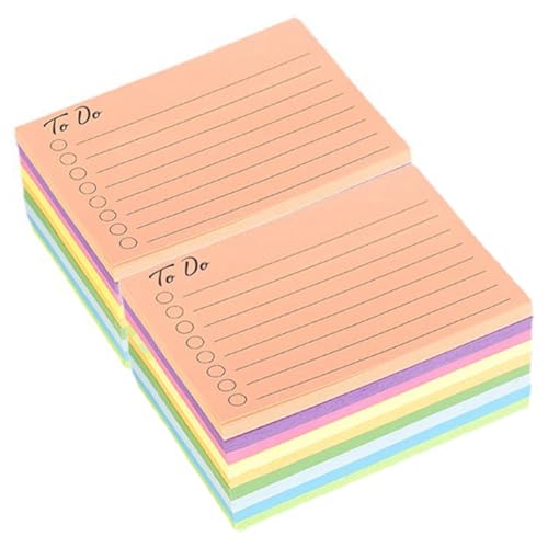 Tofficu Perf 1 Satz Farbige Haftnotizen Textmarker Klebrige Memo-papiere Leere Karten Geldumschläge Clips Klemmen Lesezeichen Brieftasche Mit Geldumschlag Liste Fluoreszierendes Papier 18 Stk von Tofficu