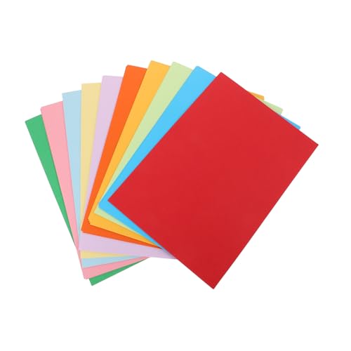 Tofficu 1 Satz Farbkopierpapier Zeichenpapier Kopierpapier Farbiges Papier Kopierpapier Bastelpapier Kopierpapier Farbdruckpapier Lagerpapier Papier Zum Basteln Reiner Holzstoff 100 Blatt von Tofficu