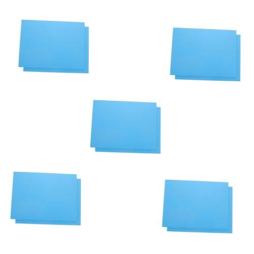 Tofficu 1 Satz Gravurtafel Zeichenbrett, Schnitzbrett Doppelköpfige Werkzeuge Blaues Druckpapier Kunsthandwerk Papier Scrapbook-papierblock Whiteboards Für Studenten Pvc Sky-blue 2 Blätter von Tofficu