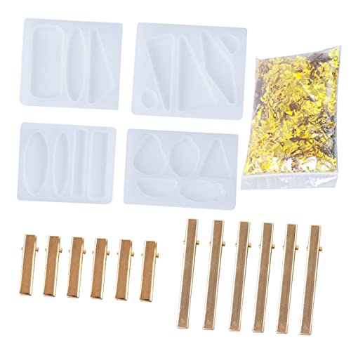 Tofficu 1 Satz Haarspangen-set Kopfschmuckform Selber Machen Diy Haarklammern Form Schmuck-kits Diy Haarschmuckform Diy Haarnadelform Aus Epoxidharz Retro-sprühflasche Kieselgel von Tofficu