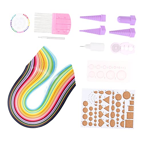 Tofficu 1 Satz Handgefertigtes Quiltset Aus Papier Quilling Schlitzwerkzeuge Quilling-werkzeuge Aus Papier Kit Mit Papierschlitzen Scrapbooking-zubehör Curling-quilling Diy-quilling-tool von Tofficu