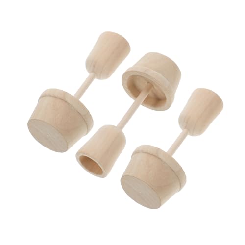 Tofficu 1 Satz Holzhaus Blumenstrauß Bastelset Gartenset Für Kleine Blumentöpfe Zum Basteln Blumenhandwerk Für Diy Miniaturblume Unfertige Holzblume Hölzern Beige von Tofficu