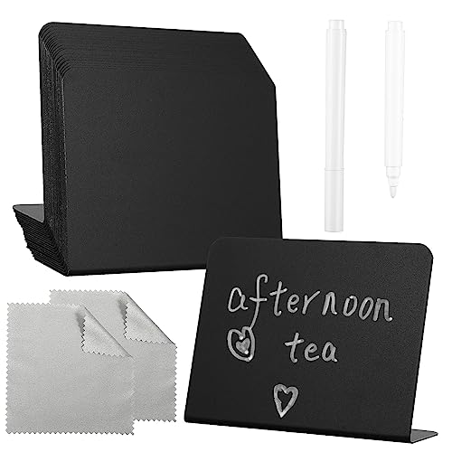 Tofficu 1 Satz Kreidetafel Schild write board easy putz Tischdekoration kreidemarker Whiteboard-Marker Tafelmarker Etikett Tafelschild für den Tisch Kreidetafel Staffelei Zeichen Plastik von Tofficu