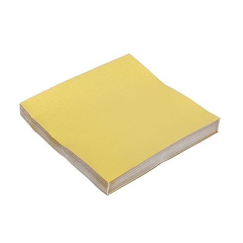 Tofficu Faltpapier Quadratisches DIY Bastelpapier Einseitig Perlmutt Glänzend Für Origami Kunstprojekte Goldene Farbe Ideal Für Handarbeiten Und Kreative Bastelideen von Tofficu