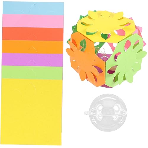 Tofficu 1 Satz Scherenschnitt-Set schneideset kinder kinderschneide set Kinder Bastelset für Heimdekorationen Papierbastel Set Kinder-Origami-Set Bastelpapier buntes Papier DIY-Origami von Tofficu