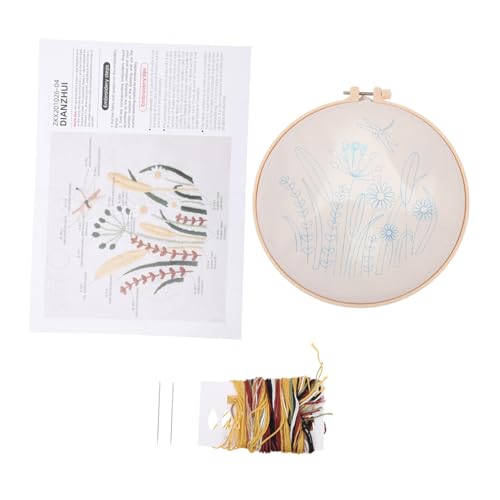 Tofficu 1 Satz Stickmaterialpaket embroidery kit home decor Kreuzstich-Set Geschenkidee Stickbücher Stickerei-Kits nähen werkzeug Stickmaterialien dreidimensionale Kreuzstichpackung Leinen von Tofficu