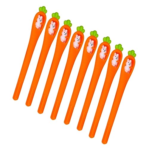 Tofficu 1 Satz Stift Unterschrift Kugelschreiber Süße Schulsachen Schlichtes Federmäppchen Pastell Kugelschreiber Karotte Textmarker Kaninchenställe Schreibwaren Orange Plastik 8st von Tofficu