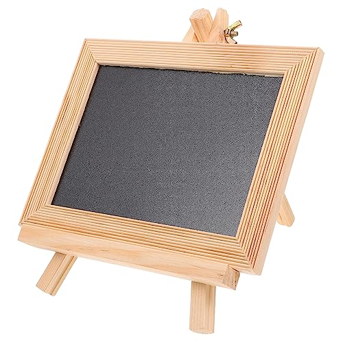 Tofficu 1 Satz Tafel kalligraphie für schreib tablet bilderleisten diamentpaiting tavlit klein Planke Mini Shop-Message-Board malen Zeichenbrett hölzern Black von Tofficu