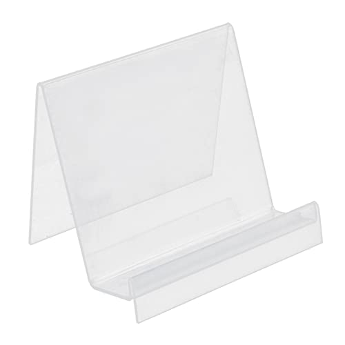 Tofficu 1 Satz Transparentes Bücherregal Büroablagen Transparente Bücherregale Musikplattenhalter Regal Für Musikalben Tablet-ständer Staffelei Einfacher Buchhalter Hausbedarf Acryl 2st von Tofficu