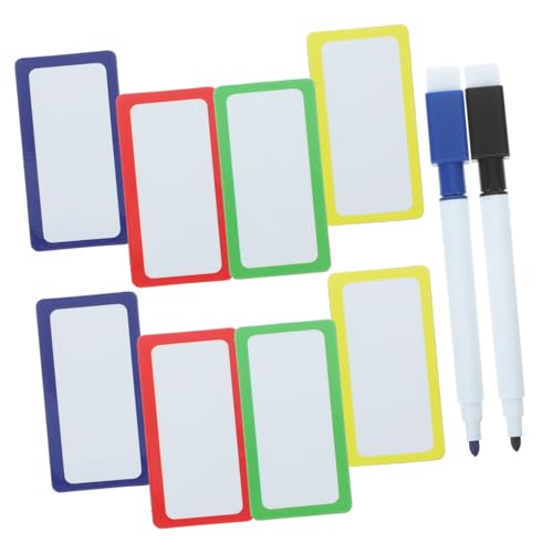 Tofficu 1 Satz Trocken Abwischbares Klebeband Magnetetiketten Trocken Abwischbare Etiketten Pinnwand- Pastell Magnetclips Radiergummis Magnetische Tapete Magnettafel Plastik Colorful von Tofficu