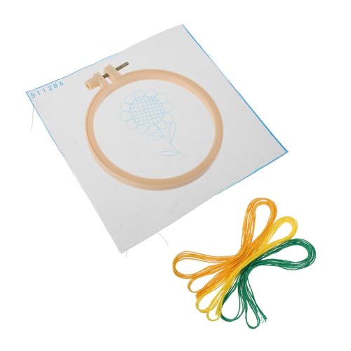 Tofficu 1 Satz gestanzte Kreuzstichpackungen Kreuzstich gestanzte Kits Stickmaterial-Set handgefertigte Stickpackungen Material zum Sticken embroidery set Stickerei Handstickset Stoff von Tofficu