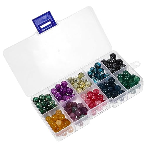 Tofficu 1 Schachtel Kristall Glasperlen gemuse gems Schmuckelemente Schmuckbastelset bead set emlyn Schmuckherstellung aus Perlen armband DIY perlen Glasperlen für DIY loser Perlenanhänger von Tofficu