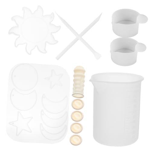 Tofficu 1 Set Harz Gussform Kit Silikonform Herstellen Schmuck Anhänger Molds Set von Tofficu