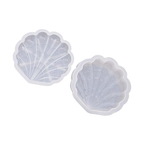 Tofficu 1 Set-box Shell-aufbewahrungsform De Para Gelatinas Muscheldekor Eisform Diy Muscheltablett Handdekor Domino-fall Handgefertigte Handwerksform Schmuckbehälter Hülse Kieselgel von Tofficu