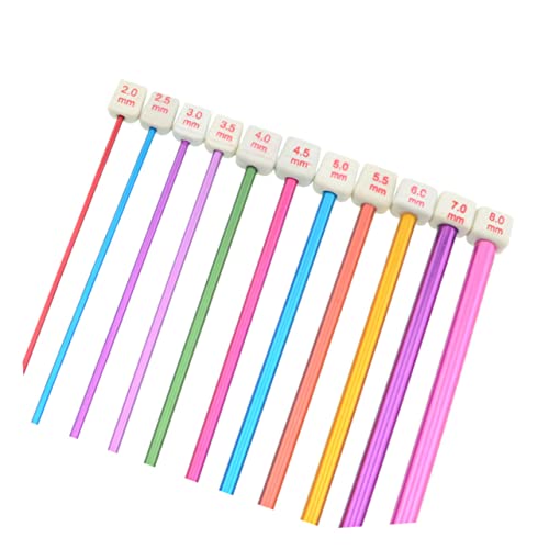 Tofficu 1 Stück Strickwerkzeuge feine Häkelnadeln Sticknadeln Rundstricknadeln Garn zum Stricken Sachen nähen große Stricknadeln Einfädler crochet needle hekeln nadeln crochet hooks von Tofficu