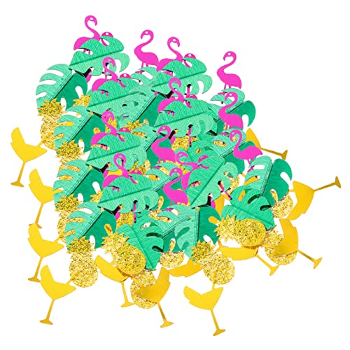 Tofficu 1 hawaiianisches Konfetti Babyparty Konfetti Konfetti-Ornament Tischdekoration Konfetti streuen hochzeitsdekoration hochzeits Dekoration Tischstreuung Hochzeit Mittelstücke Plastik von Tofficu