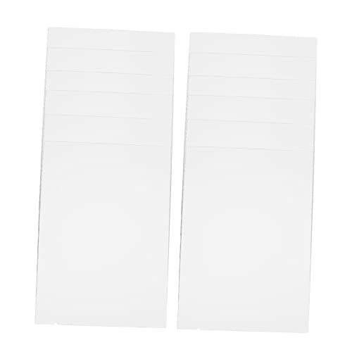 Tofficu 10 Blätter Film Aufkleberpapier Druckfarbe bedruckbares Vinyl Druckerpapier Tintenpapier glossy paper einschlagpapier A4-Papier drucken glänzendes Fotopapier das Haustier Weiß von Tofficu