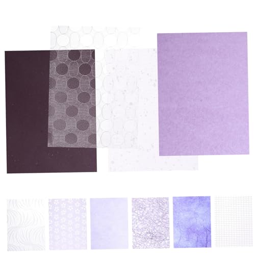 Tofficu 10 Blätter Taschendekorpapier Bastelmaterial selber machen altes DIY-Papier Papier für DIY paketpapier packpapier Papiertablette Scrapbooking Material Papier Vintage-Papier von Tofficu