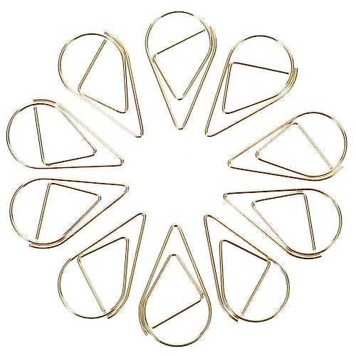 Tofficu 10 Stück Büroklammer große Und Verschluss farbig Clips büroartikel büromaterial klampen papierklammer schreibwaren kleiner Stift Papiernadel aus Metall Stahldraht Golden Tofficu 10 Stück Büroklammer große Und Verschluss farbig Clips büroartikel büromaterial klampen papierklammer schreibwaren kleiner Stift Papiernadel aus Metall Stahldraht Golden von Tofficu