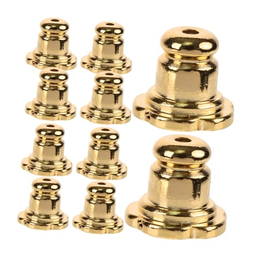 Tofficu 10 Stück Teiliges Goldfarbener Elektroplattierter Kupfer Ohrstecker Verschluss Klein Leicht und Geeignet für DIY Schmuckherstellung und Sichere Befestigung von Ohrsteckern Tofficu 10 Stück Teiliges Goldfarbener Elektroplattierter Kupfer Ohrstecker Verschluss Klein Leicht und Geeignet für DIY Schmuckherstellung und Sichere Befestigung von Ohrsteckern von Tofficu