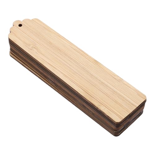 Tofficu 10 Stück Teiliges Holz Lesezeichen mit Blanko DIY Bastelmaterial Bemalbar und Gravierbar Nachhaltige Bambus Tafeln zum Beschriften für Schüler Leser Kreative Dekoration Tofficu 10 Stück Teiliges Holz Lesezeichen mit Blanko DIY Bastelmaterial Bemalbar und Gravierbar Nachhaltige Bambus Tafeln zum Beschriften für Schüler Leser Kreative Dekoration von Tofficu