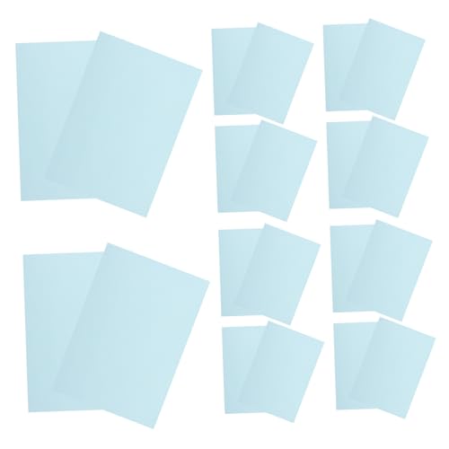 Tofficu 100 Blatt Bastelpapiere Himmelblaues Papier Druckerpapier Zeichenpapier Druckpapiere Schreibpapiere Blaues Druckpapier A4 Schreibmaschinenpapier Fotopapier Im A4-format Blue von Tofficu