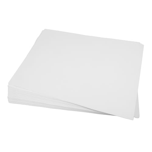 Tofficu 100 Blatt Selbstklebendes Etikettenpapier Etikettenaufkleber Bedruckbar Transparentes, Bedruckbares Aufkleberpapier Klebepapier Versandetiketten Selbstklebendes Kupferplattenpapier von Tofficu