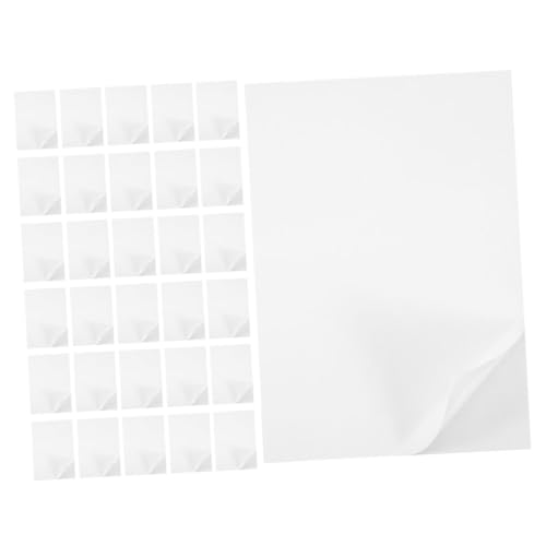 Tofficu 100 Blatt mattes Schreibpapier Aufkleberpapier für Drucker leeres Druckpapier letter paper aufkleber bedruckbar schulzeug Aufkleber aus Papier Druckerpapier Kraftpapier Transparent von Tofficu