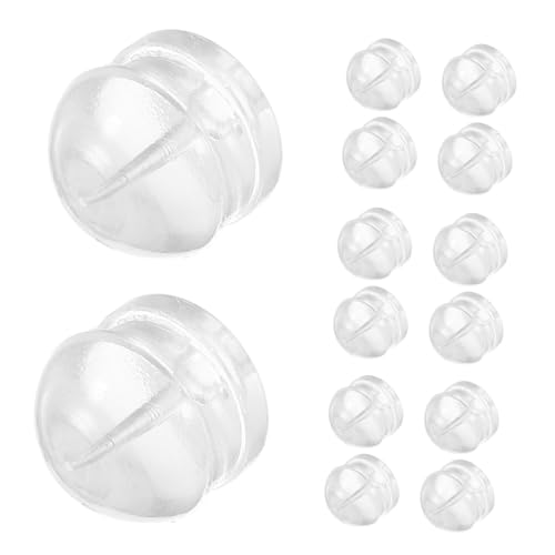 Tofficu 100 Stück Teiliges Silikon Ohrstecker Verschlüsse Transparent Langlebig Hautfreundlich Sicher für Frauen Teenager für Schwere Ohrringe und Diy Ohrschmuck Zubehör Tofficu 100 Stück Teiliges Silikon Ohrstecker Verschlüsse Transparent Langlebig Hautfreundlich Sicher für Frauen Teenager für Schwere Ohrringe und Diy Ohrschmuck Zubehör von Tofficu