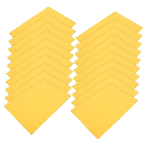 Tofficu 100St Origami-Papiere für Kinder Farbdruckerpapier dünnes Faltpapier Geschenkpapier bastel materialien einschlagpapier origami papier selber machen Origamipapier zum Basteln Yellow von Tofficu