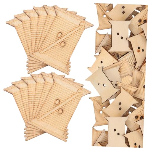 Tofficu 100St Wickelplatte Wickler Lagerung von Wickelbrettern Nähen Holz Nähmaschine Wickelbretter Holzspulen für Nähgarn Haustierprodukte aus Holz Stickgarn-Organizer aus Holz Beige von Tofficu