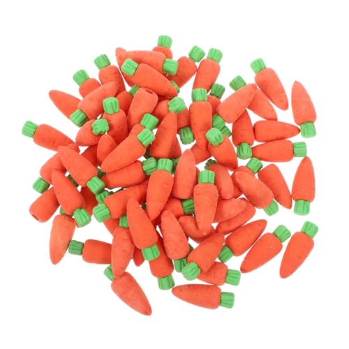 Tofficu 100st Karotten Radiergummi Lustige Radiergummis Für Kinder Im Klassenzimmer Spaß Radiergummis Für Studenten Bulk Studentenzubehör Zarte Radiergummis Kawaii Radiergummis Orange von Tofficu