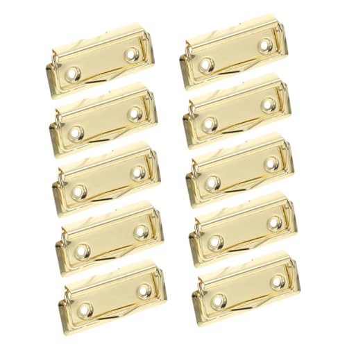 Tofficu 10Pcs Board Clamp Accessoires Paper Clips Clip Für Boards Metall Datei Clips Clipboards Clips Clipboards Metall Klemmen Metall Clipboard Clips Notizen Board Clips von Tofficu