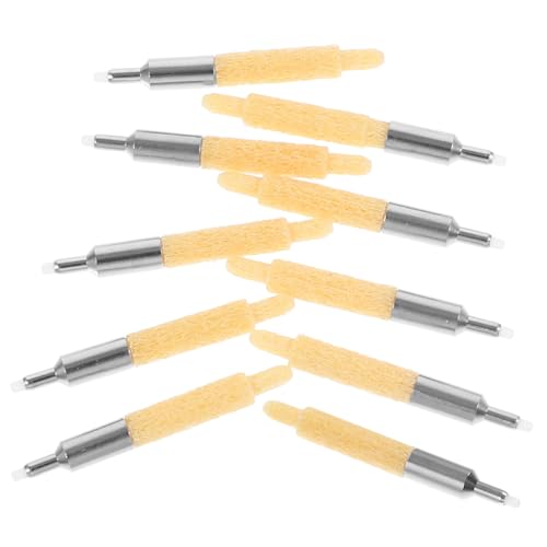 Tofficu 10St Ersatzspitzen für Farbstifte ersatzteil farbwechsel Ersatzspitzen für Markerstifte Marker-Stift Stiftspitzen malen Markerspitzen für Acrylfarbe Farbzubehör Metall Yellow von Tofficu