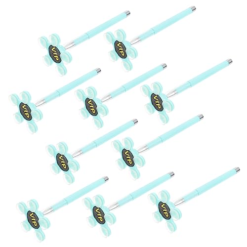 Tofficu 10St handyhalter Kugelschreiber Schreibstifte löschbare Stifte zappeln Tinte gelstifte gel ink pen Stifte mit mittlerer Spitze Stifte mit doppeltem Verwendungszweck Plastik Blue von Tofficu