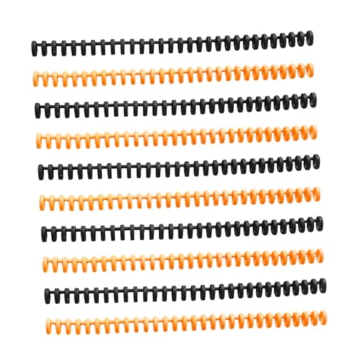 Tofficu 10st 30-loch-ring Spiralnotizbücher Spiralblock Diy-binderspulen Lose Binderinge Kreisbinderringe Ringordner Für Lose Blätter Spiralbindung Binderinge Aus Draht Diy-spulen Plastik von Tofficu