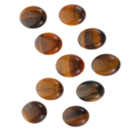 Tofficu 10st Edelstein-patch Cabochon-steine ​​für Die Schmuckherstellung Cabochons Für Die Schmuckherstellung Diy Schmuckherstellungsmaterial Flatback-stein Cabochons Aus Stein Naturstein von Tofficu