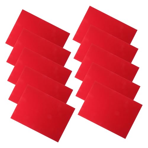 Tofficu 10st Glitzerpapier Farbdosengriffe Rosa Und Grünes Sammelalbum Schreibwaren Sammelalbum A4-karton Karte Sammelalbum Farbiger Karton Gestreiftes Sammelalbum Glitzerkarton Rot von Tofficu