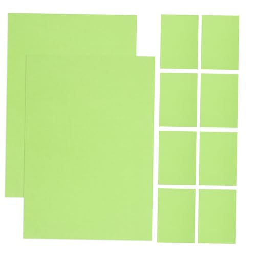 Tofficu 10st Kartenvorrat Weihnachtskarton Scrapbook-karton Farbiger Karton Weihnachtsfarbener Karton Dekorativer Karton Farbiger Halloween-karton Bastelkarton Karton Farbig Papier Green von Tofficu