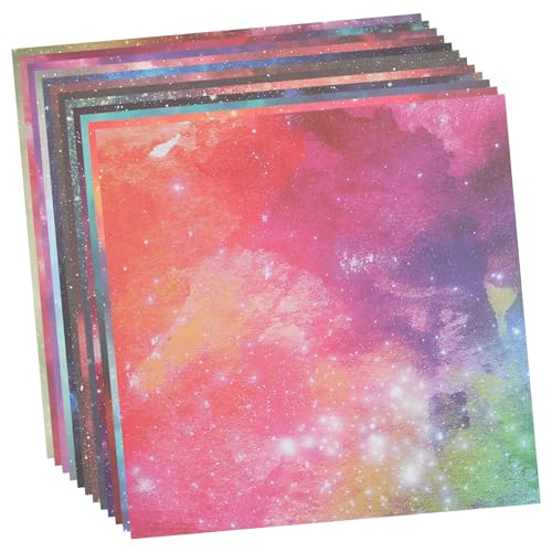 Tofficu 120 Blatt Hintergrundpapier Für Handkonto Weißes Kartonpapier Dekoratives Scrapbook-papier Glitzerpapier Dekorative Papiere Geschenkverpackungspapier Musterpapier Zum Nähen von Tofficu