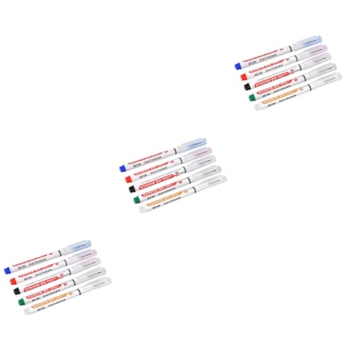 Tofficu 15 Stk Markierstift mit langer Spitze Markierungswerkzeug für die Holzbearbeitung Metallmarkierungsstifte Holzmarker Schreinermarker Tieflochstifte Marker für Metall Baustift ， von Tofficu