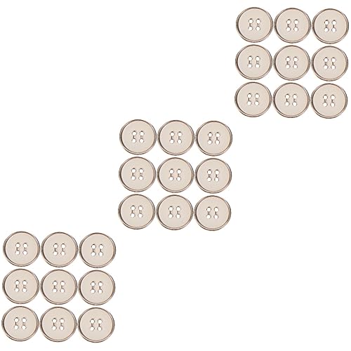 Tofficu 150 Stk Knopf Knöpfe Nähen Dekorative Anzugknöpfe 4-loch-knöpfe Modeschnalle Knöpfe Für Kleidung Damen Stoffknöpfe Runde Bastelknöpfe Stylische Knöpfe Trendiges Dekor Plastik Weiß von Tofficu
