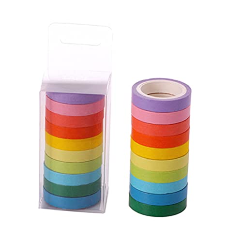 Tofficu 17St Washi-Klebeband buch dekoration the washi tape Notizzettel Bleistiftbox Dekoration Rucksack Dekoration Scrapbook-Washi-Tape Album-Band-Dekoration Abdeckband DIY Washi Tape von Tofficu