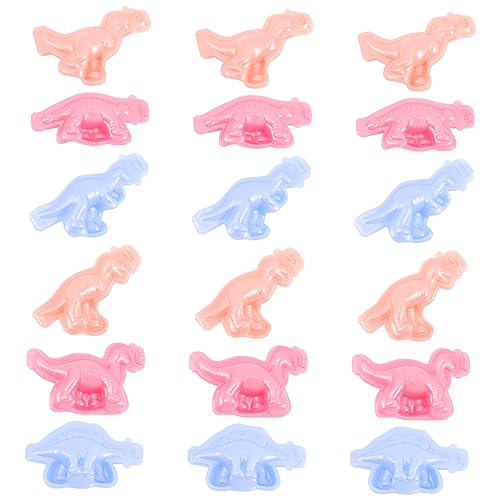 Tofficu 18 Stk Dinosaurier 3d-eindruck Fudge-formen Gummiform Creations Tools Dinosaurier-teigset Farbteig-dinosaurierform Kuchendekorationsset Kuchendekorationsform Formenbausätze Plastik von Tofficu