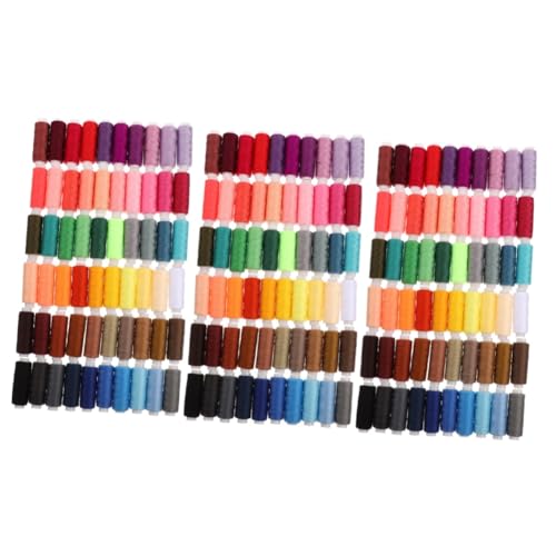 Tofficu 180 Rollen 60 Farben Nähgarn Stickerei-kits Quiltfaden Bunter Unterfaden Nähzeug Für Den Haushalt Regenbogen Nähgarn Nähsets Für Erwachsene Unterfäden Nähen Polyester Colorful von Tofficu