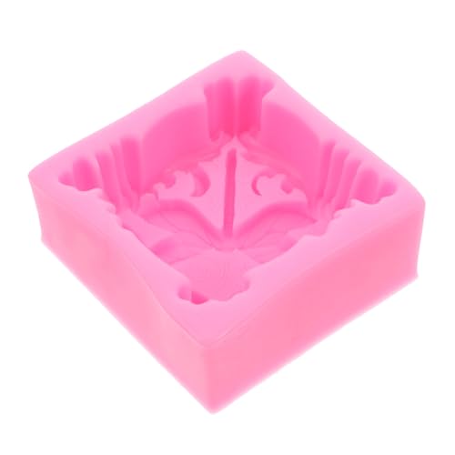 Tofficu 1Stk Silikonform Form zur Seifenherstellung Seifengießform Dekor manuelle Seifenform Keksform schokoladenform silikonmuffinformen DIY Fondantform Libelle Schimmel Kieselgel Rosa von Tofficu