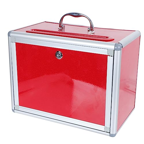 Tofficu 1pc Multifunktional Jährliche Meeting-lotterie-box Simple Draw Box (rot) von Tofficu